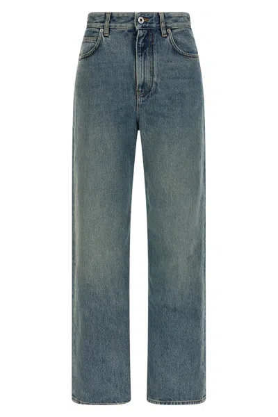 Loewe 'anagram' Jeans In Blue