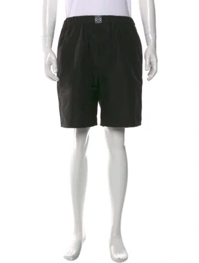 Pre-owned Loewe Anagram Jogger Shorts In Black