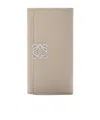 Loewe Anagram Key Case In Pebble Grained Calfskin In Brown