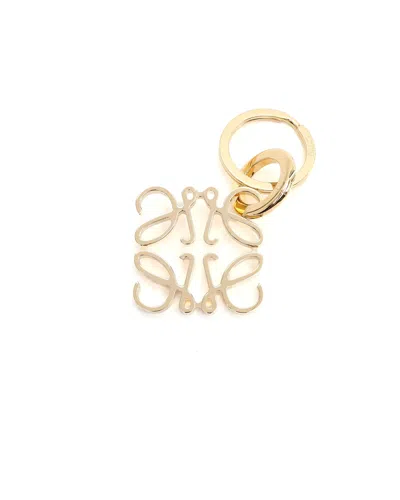 Loewe Anagram Key Ring In Gold