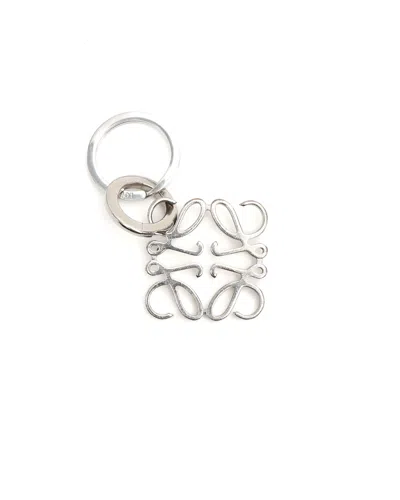 Loewe Anagram Key Ring In Purple