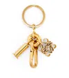 Loewe Anagram Keyring In Gold