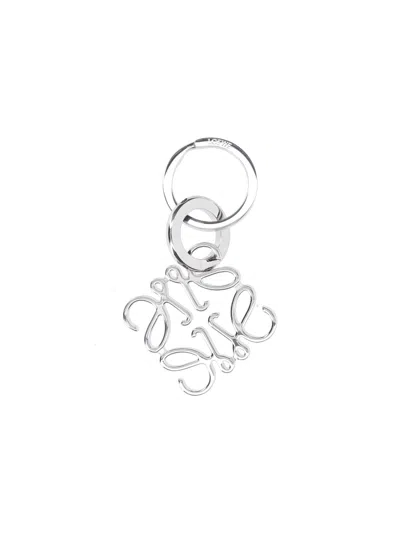 Loewe 'anagram' Keyring In Silver