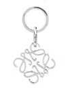 Loewe Anagram Keyring In Silver