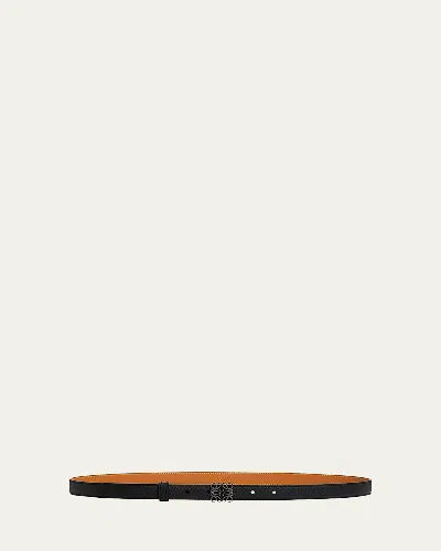 LOEWE ANAGRAM LEATHER BELT