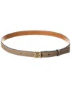 Loewe Anagram Leather Belt In Brown
