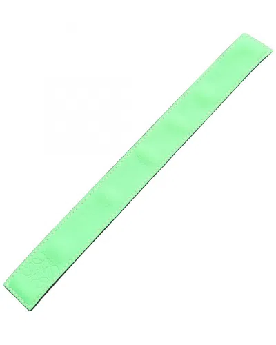 Pre-owned Loewe Anagram Leather Slap Bracelet (authentic Pre-loved)