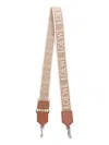Loewe Anagram Leather Strap Belt In Sand
