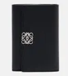 Loewe Anagram Leather Wallet In Black