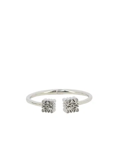 Loewe Anagram Logo Bracelet In White