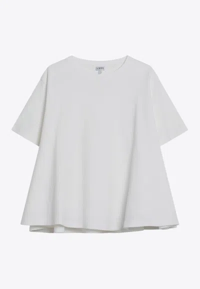 LOEWE ANAGRAM LOGO TRAPEZE T-SHIRT