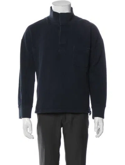 Pre-owned Loewe Anagram Long Sleeve Shirt In Blue
