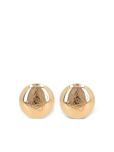 LOEWE ANAGRAM LOOG-ENGRAVED EARRINGS