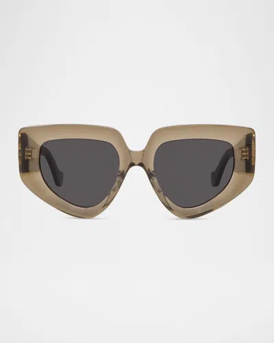 Loewe Anagram Lw40154u Sunglasses In Blue