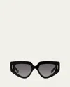 Loewe Anagram Lw40154u Sunglasses In Sblksmkg