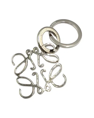 Pre-owned Loewe Anagram Metal Bag Charm Key Ring (authentic Pre-loved)