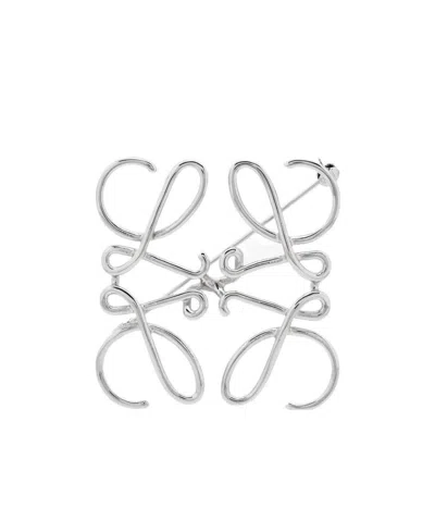 LOEWE LOEWE ANAGRAM LOGO BROOCH