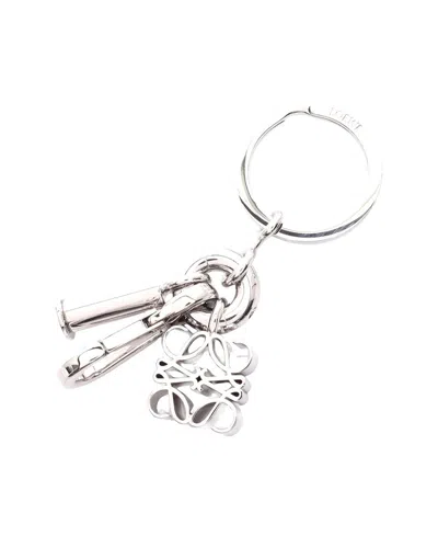 Pre-owned Loewe Anagram Metal Keychain (authentic Pre-loved)