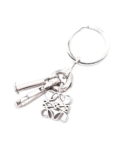 Pre-owned Loewe Anagram Metal Keychain (authentic Pre-loved)