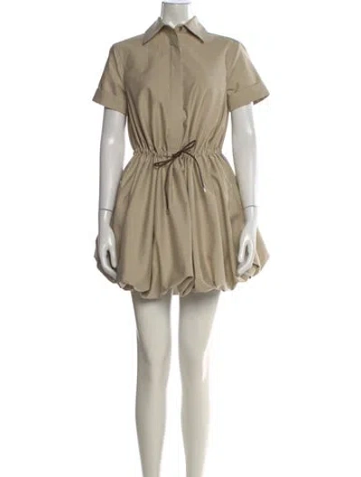 Pre-owned Loewe Anagram Mini Dress W/ Tags In Neutral