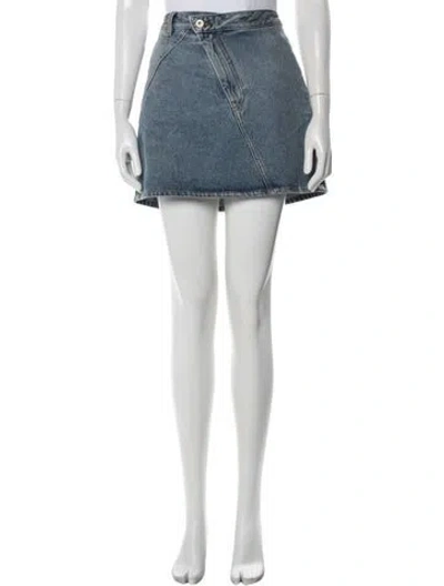 Pre-owned Loewe Anagram Mini Skirt In Multi