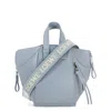 Loewe Anagram Motif Compact Shoulder Bag In Blue