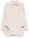 Loewe Anagram-motif Shirt In Neutrals