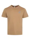 Loewe Slim-fit Logo-embroidered Cotton-jersey T-shirt In Nude