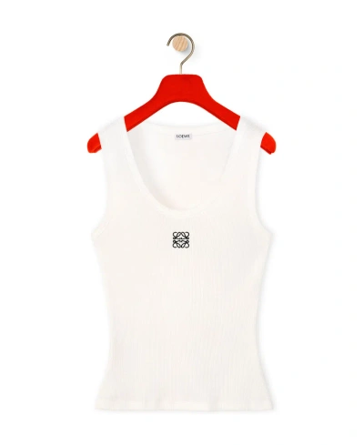 Loewe Anagram-motif Vest Top In White