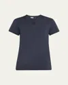 Loewe Anagram Openwork Lace T-shirt