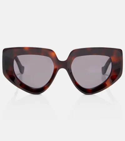 Loewe Oversize-sonnenbrille Anagram In Braun