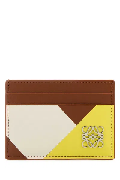Loewe Anagram P Cardholder Graphic In Multicolor