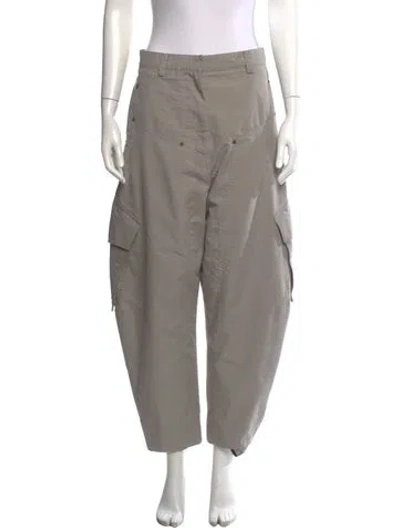 Pre-owned Loewe Anagram Pants In Gray