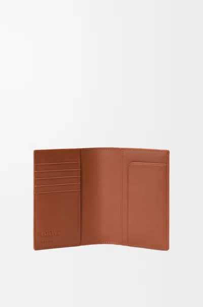 Loewe Anagram Passport Cover In Leather Skin For Woman