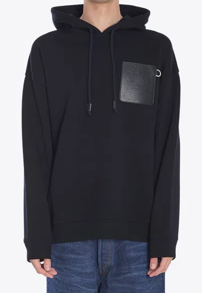 LOEWE ANAGRAM PATCH HOODED SWEATSHIRT