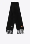 Loewe Anagram Patch Mohair And Wool Scarf