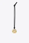 Loewe Anagram Pebbled Locket Bag Charm