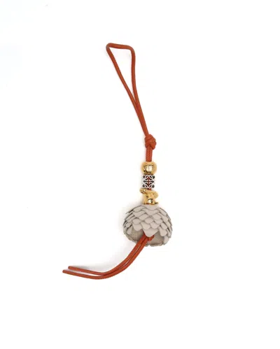Pre-owned Loewe Anagram Petal Anagram Bag Charm In Multicolour