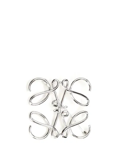 Loewe Anagram Pin Jewelry Silver