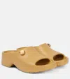 Loewe Anagram Platform Slides In Yellow