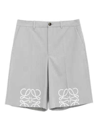 Loewe Anagram Shorts In White