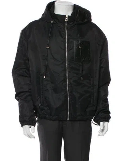 Pre-owned Loewe Anagram Puffer Coat In Green