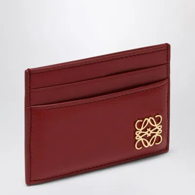 Loewe Anagram Puffer Red Card Holder Women