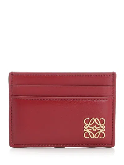 Loewe Anagram Puffer Wallets Red