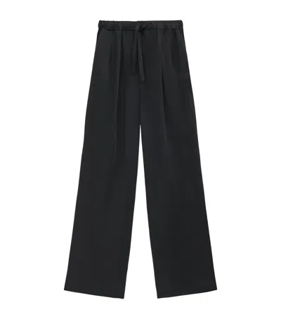 Loewe Anagram Pyjama Trousers In Black