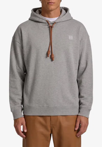 Loewe Anagram Relaxed Hooded Sweatshirt In Multi