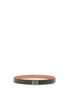 Loewe Anagram Belt In Smooth Calfskin