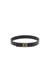 Loewe Anagram Reversible Belt In Black
