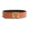 Loewe Anagram Reversible Belt In Calfskin