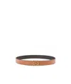 Loewe Anagram Belt In Smooth Calfskin In Brown